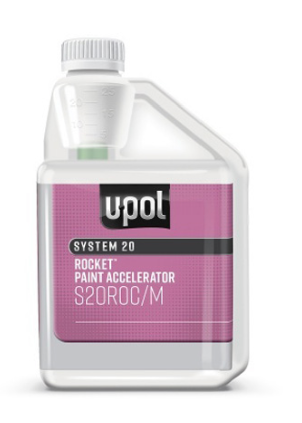 Accélérateur séchage RAPTOR Rocket – additif liquide bi-composant, réduit le séchage de 30 à 50%