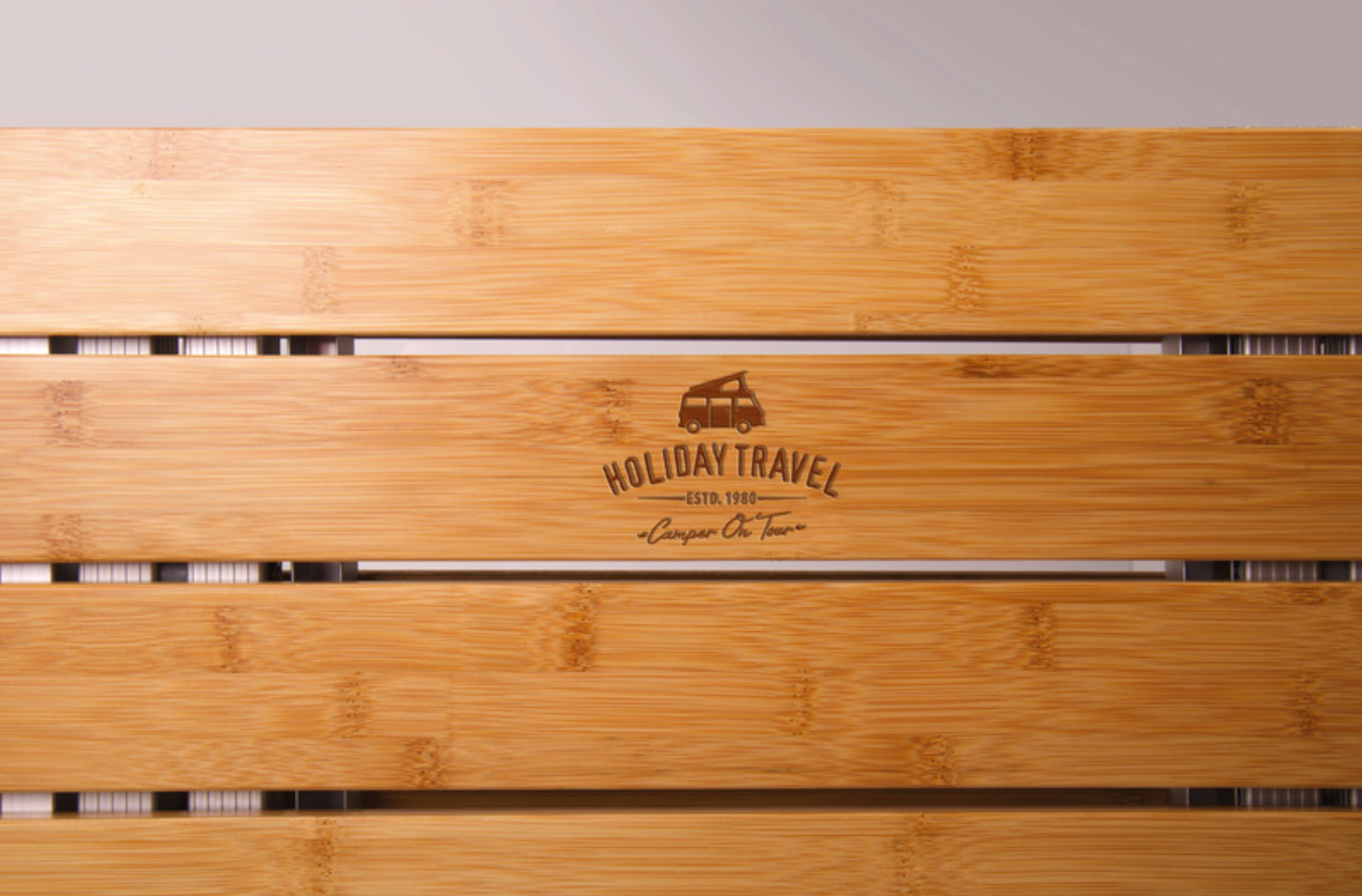 Table pliante simple en bambou - 50 x 50 x 60 cm