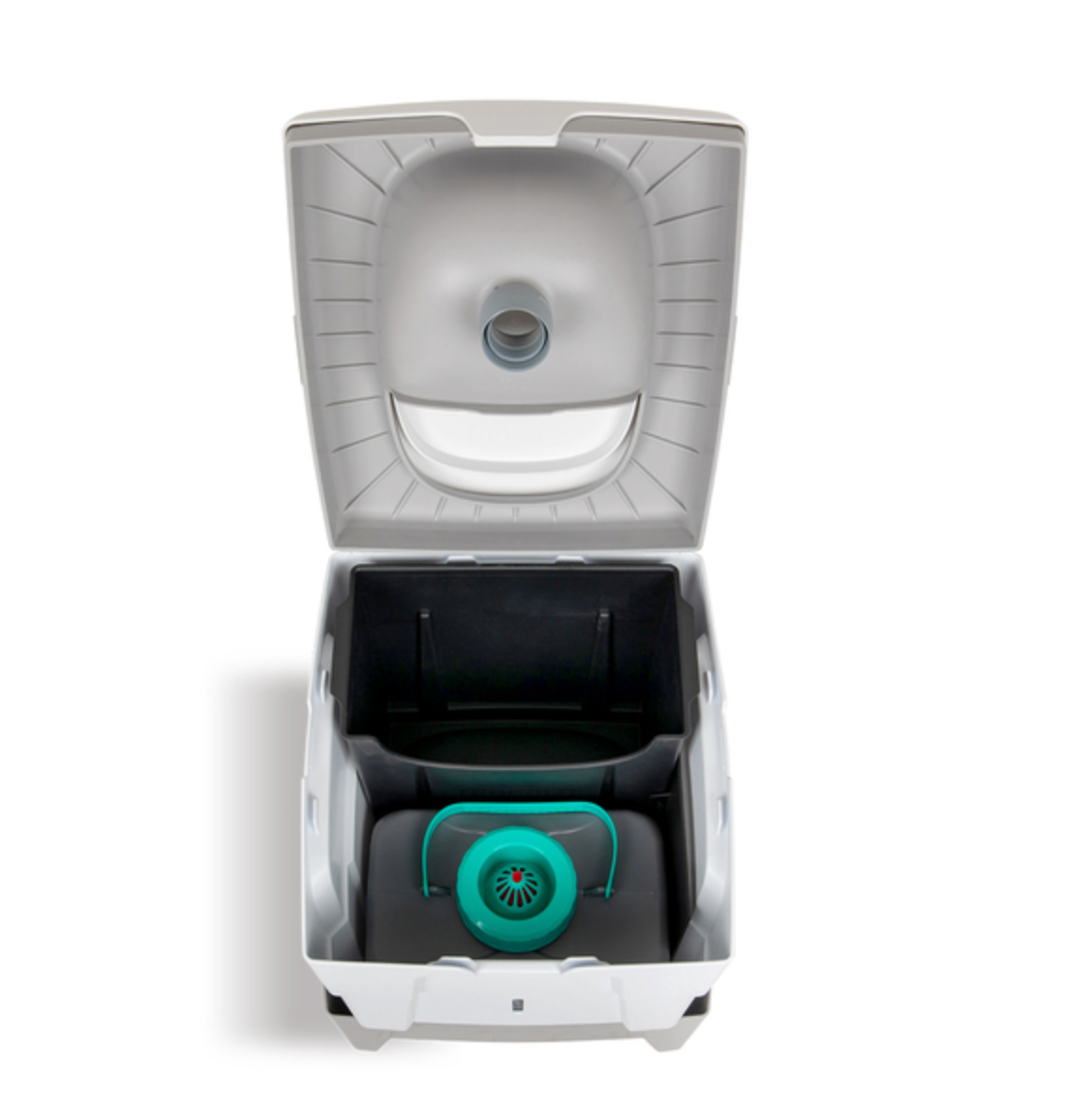 Toilette TROBOLO Wanda – couvercle verrouillable hermétiquement et distributeur papier intégré
