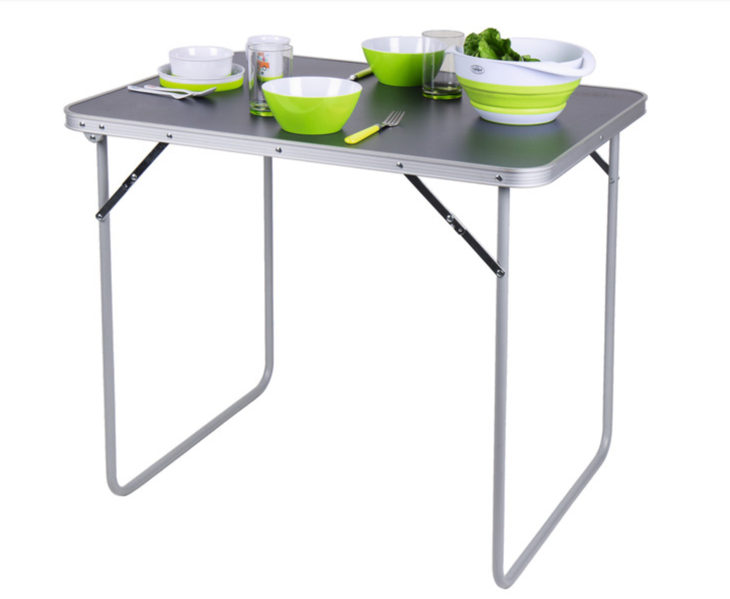 Table compacte pliante - Pour 2 à 4 personnes gris clair