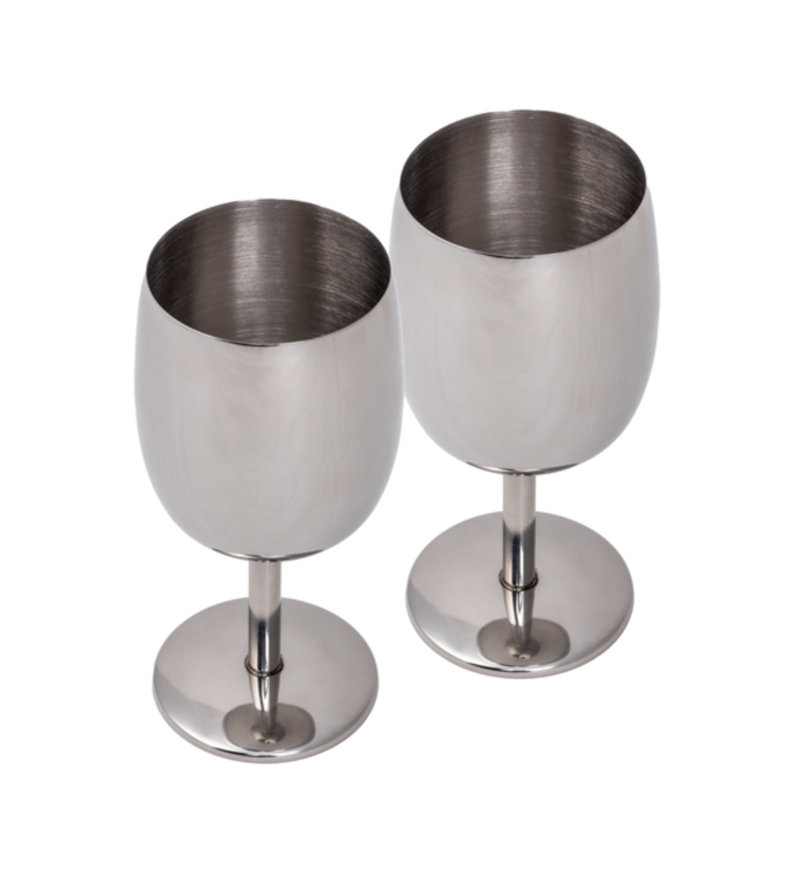 verre à vin inox lot de 2 – 230ml compact camping van