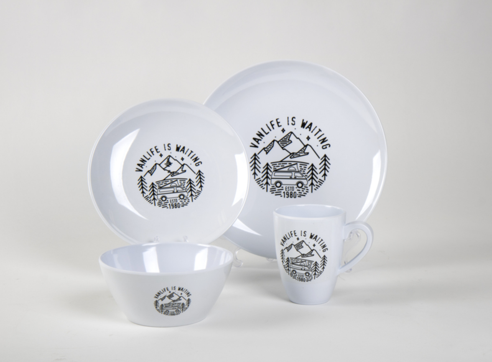 Service de table en mélaniné 4 personnes