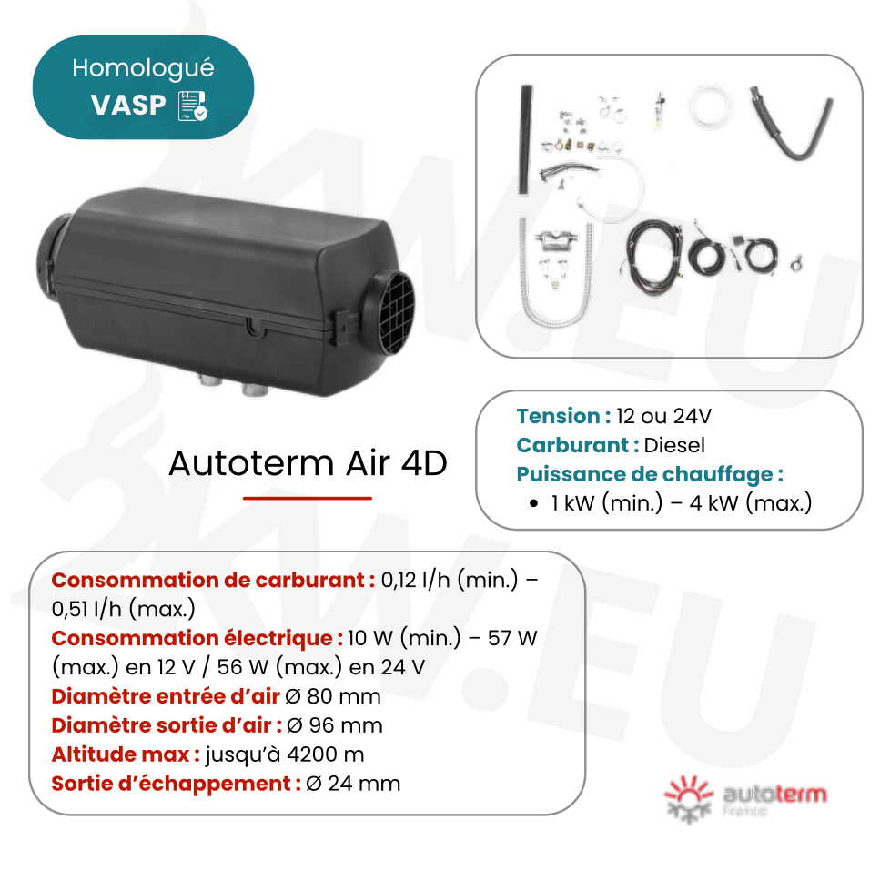 Chauffage Autoterm Air 4D