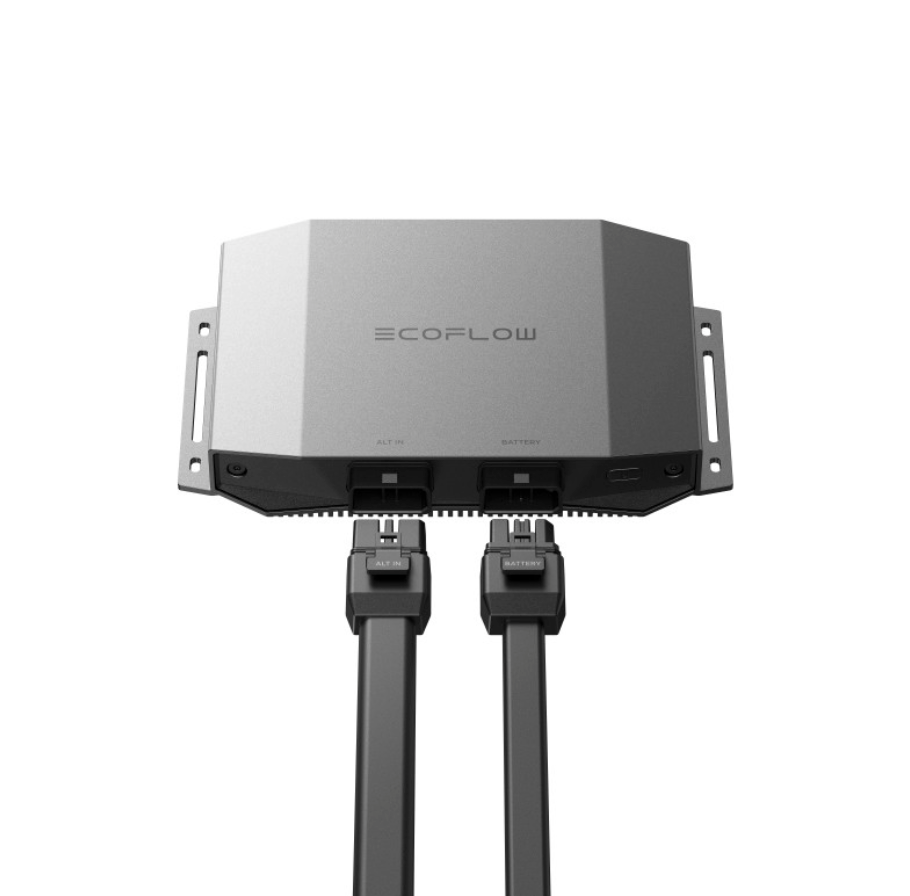 Chargeur d’alternateur EcoFlow 600W – Recharge rapide batterie nomade en roulant