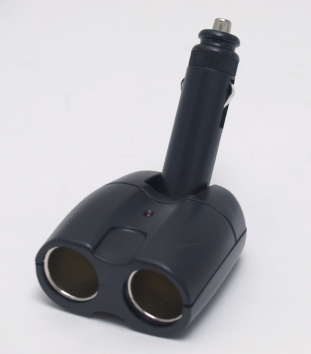 Doubleur de prise allume-cigare 12 V / 24 V orientable