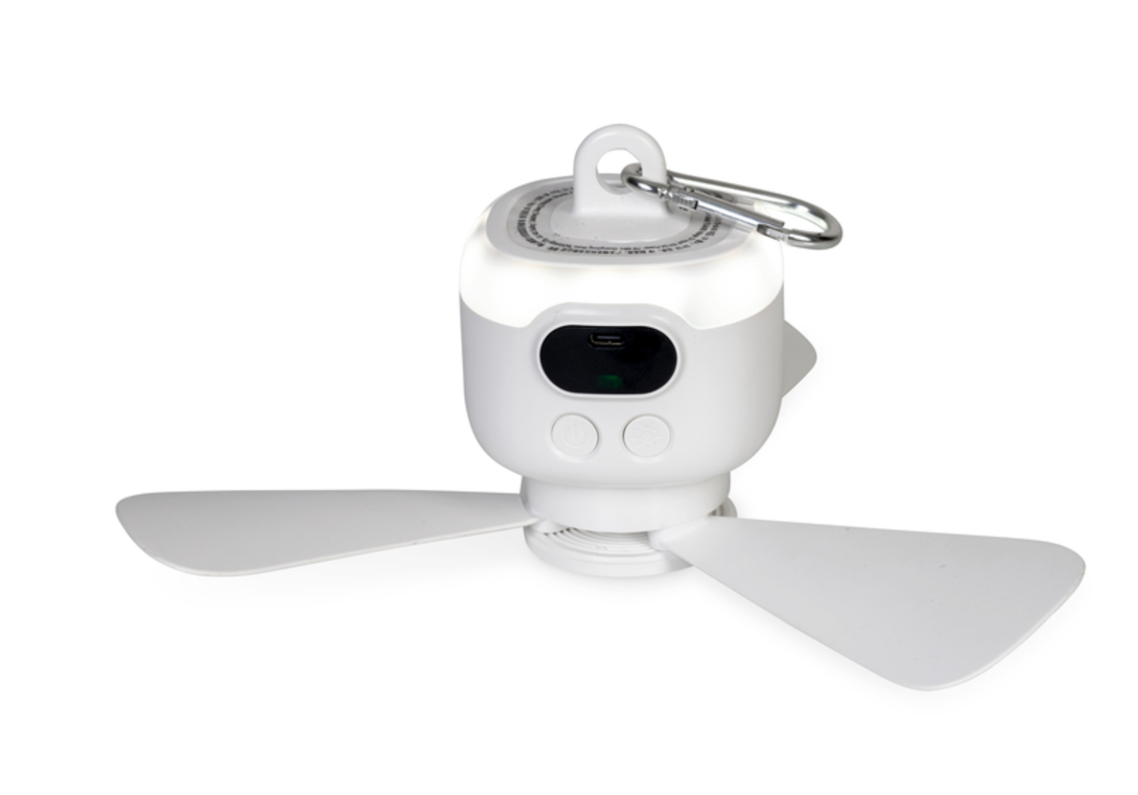Ventilateur rechargeable avec éclairage LED