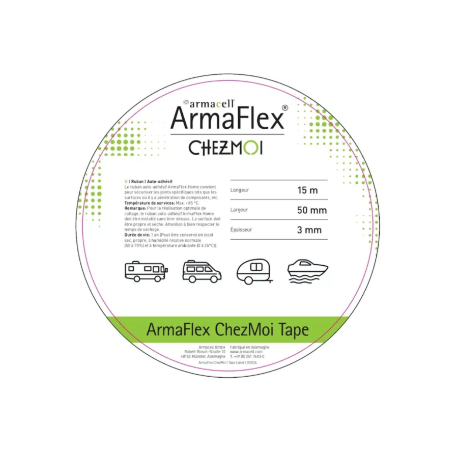 Tape ArmaFlex Chez Moi – Ruban adhésif 15 m × 50 mm