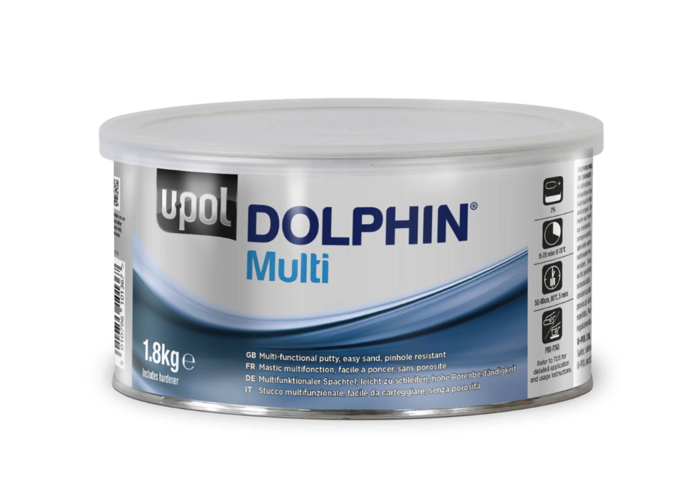 U-POL Dolphin Multi – Mastic polyester multifonction 1,8 kg