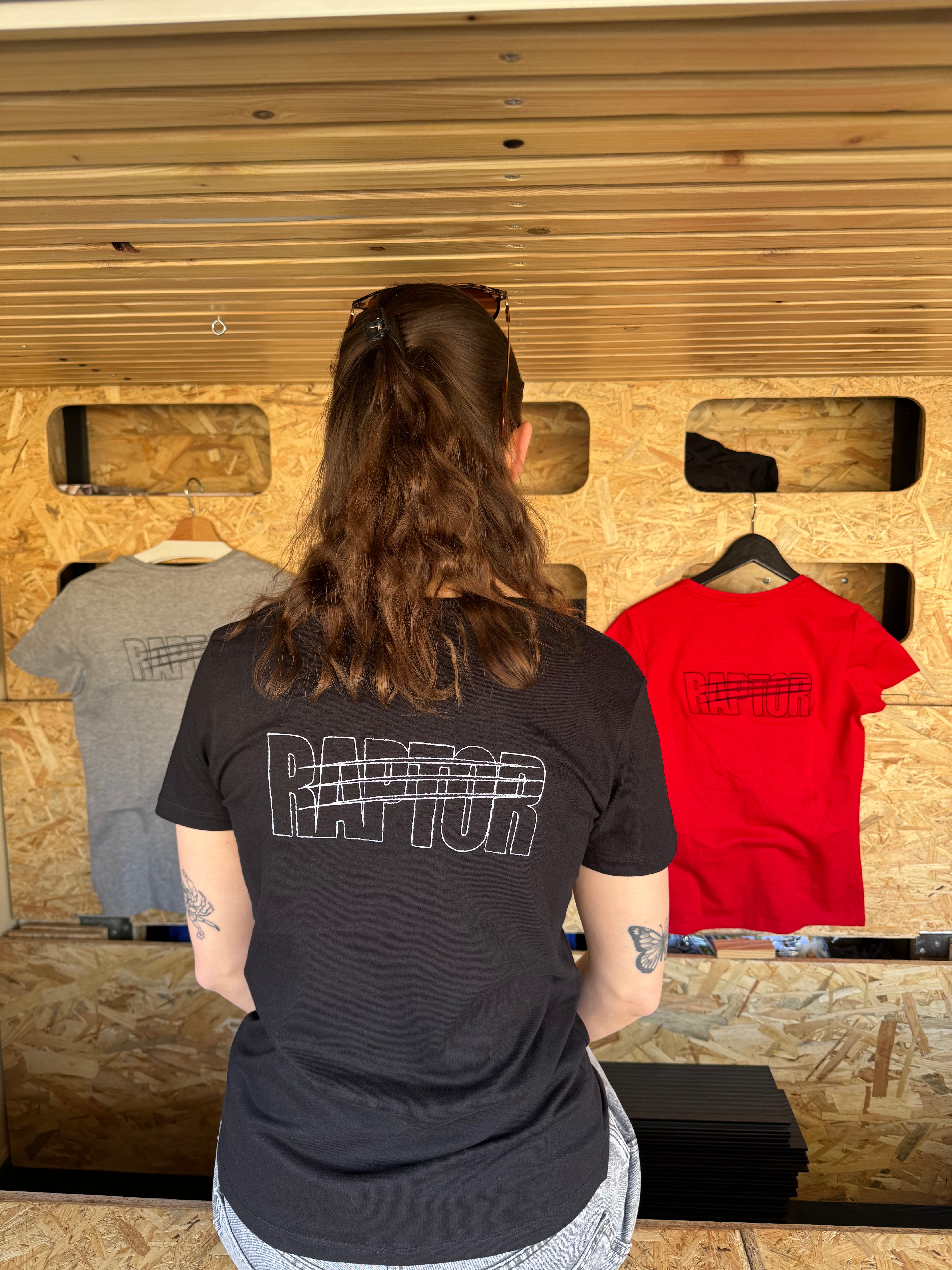 Tee-shirt femme Raptor col V