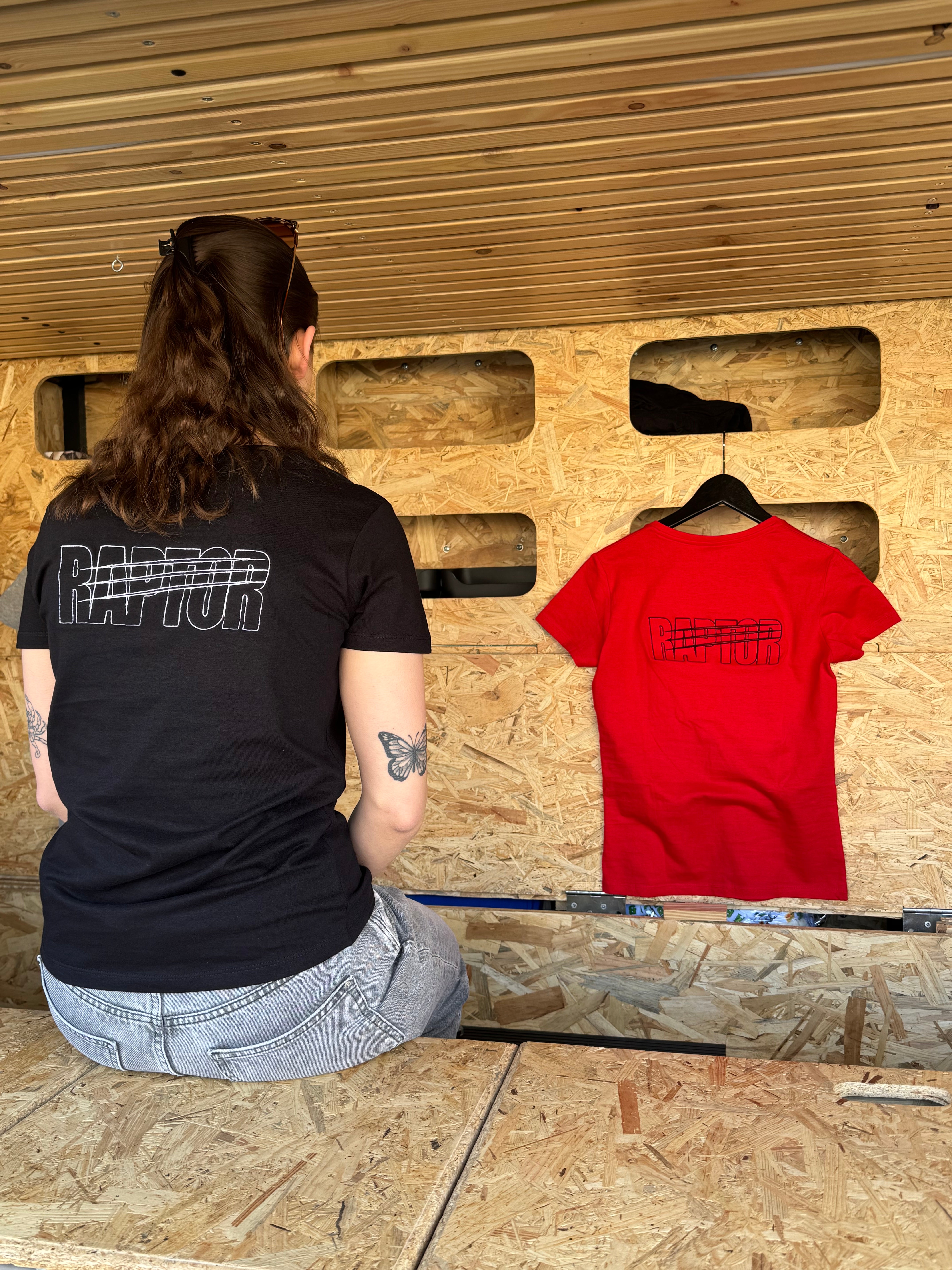 Tee-shirt femme Raptor col V