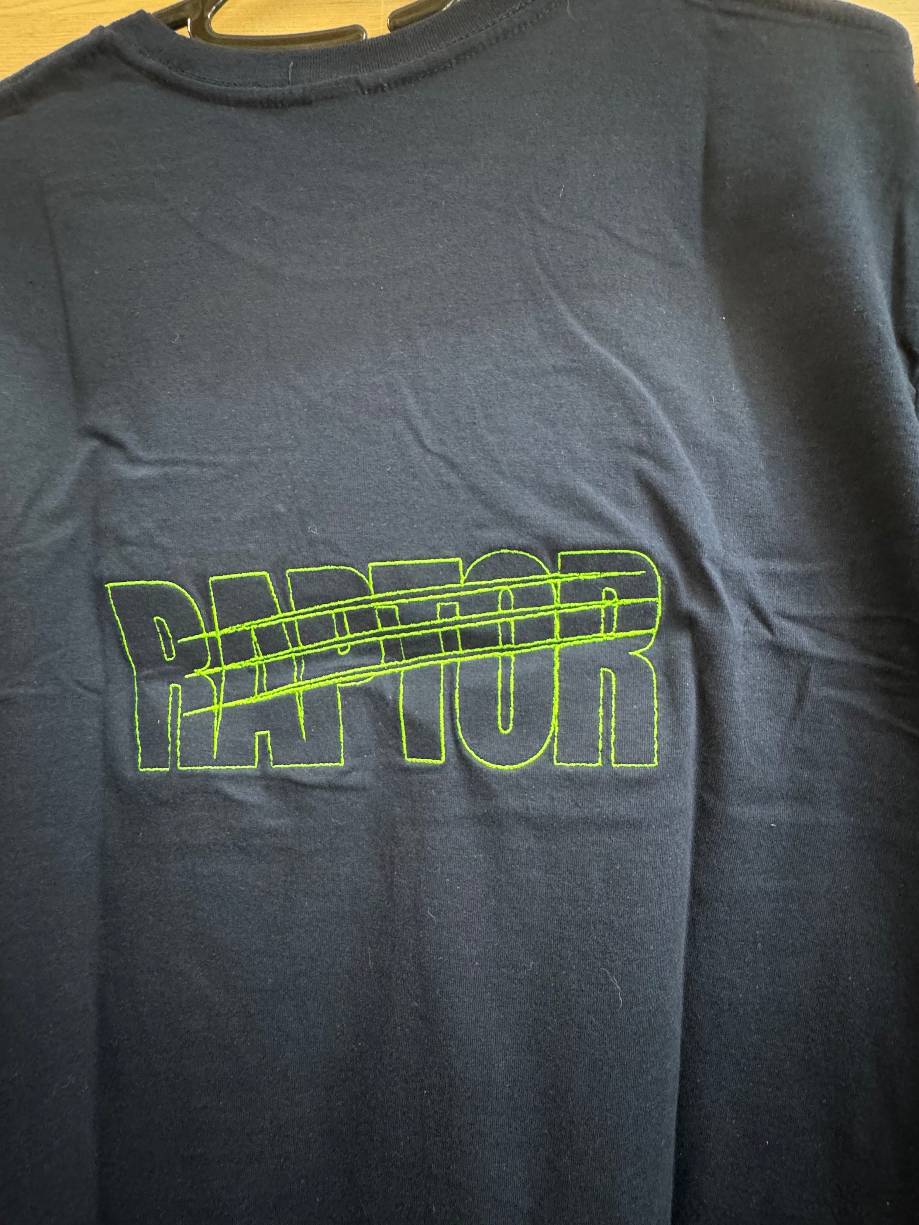 Tee-shirt homme Raptor col rond brodé – taille S à 4XL