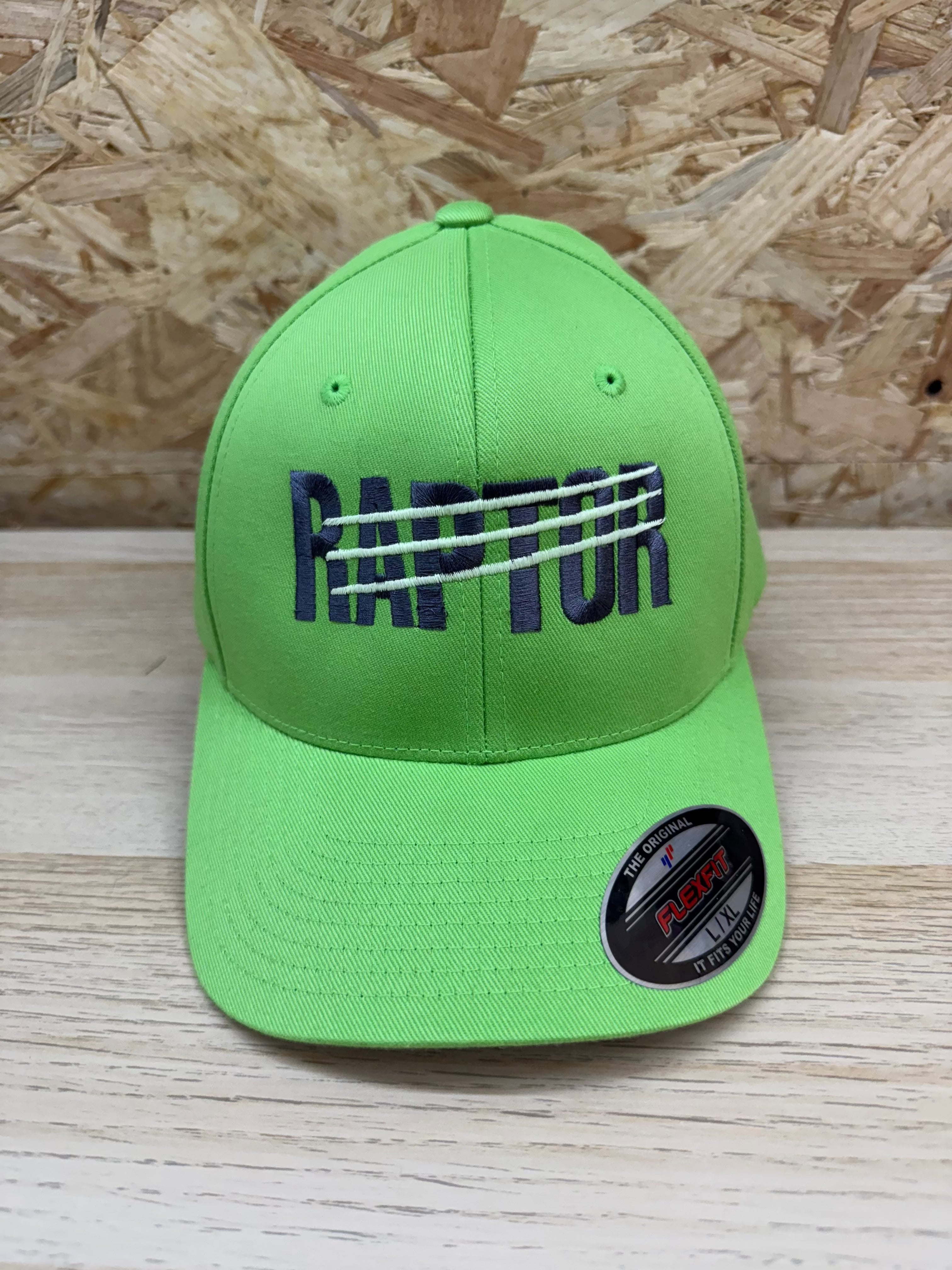 casquette brodée Raptor – gris broderie grise