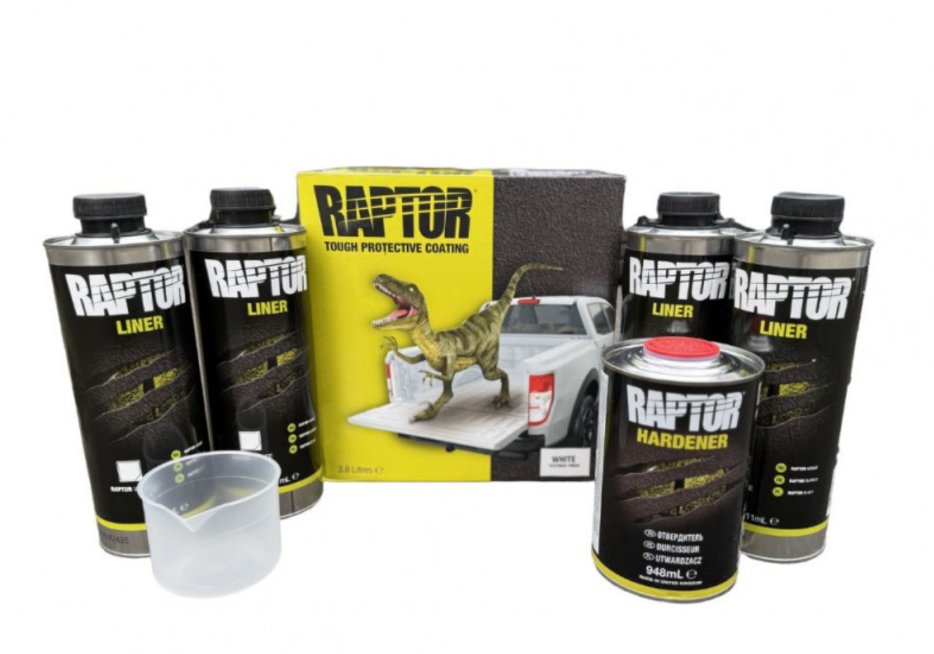 Kit RAPTOR vue de face – revêtement benne pick-up