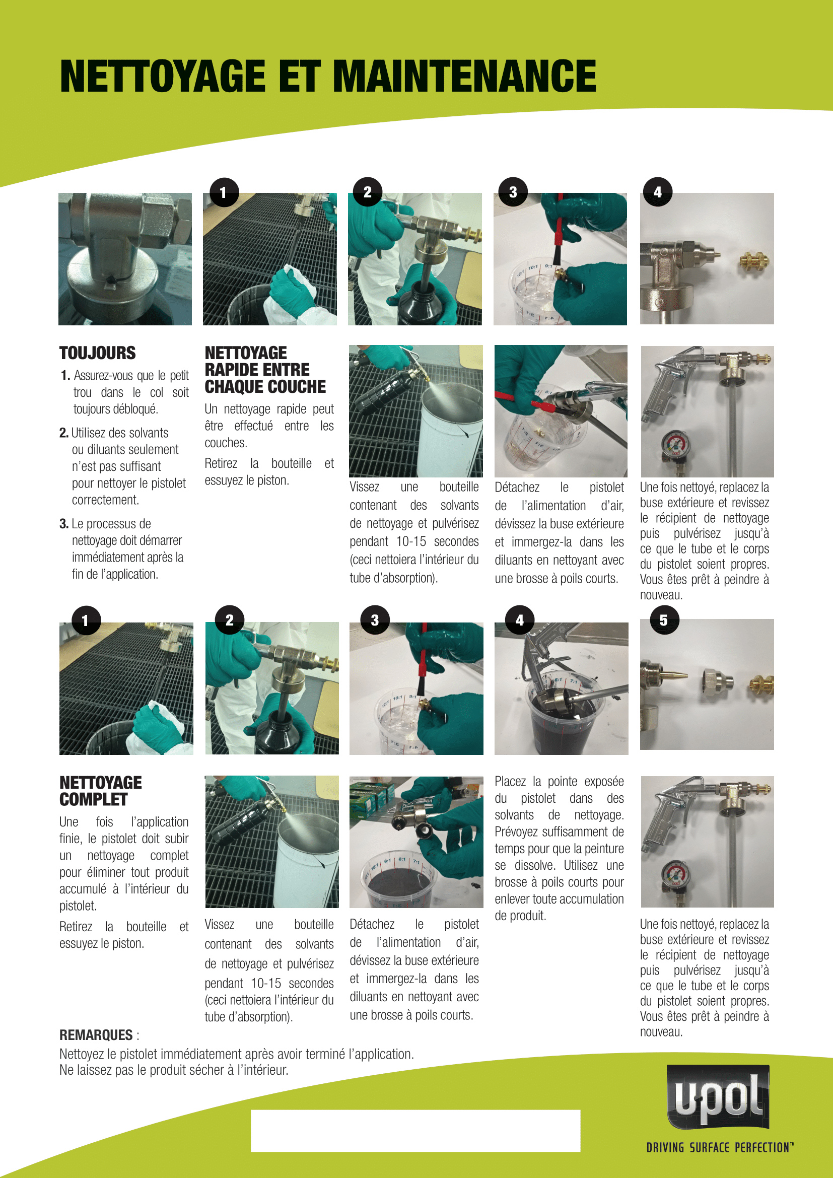 Pistolet d’application Professionnel (Buse Ajustable RAPTOR)