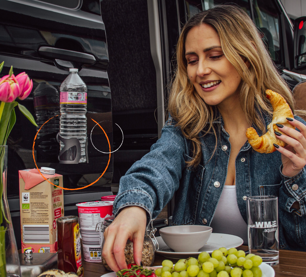 Support avec aimant universel