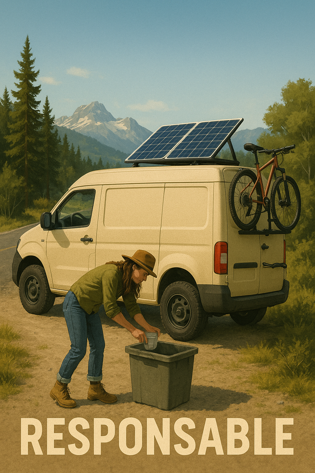 vanlife écoresponsable : voyage en van avec pratiques durables et énergie solaire