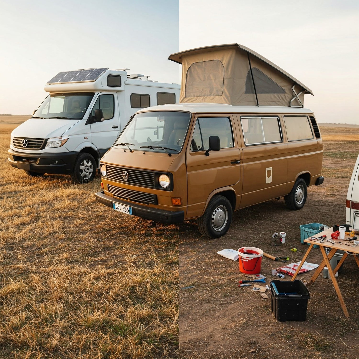 Fourgon ou Van aménagé : Neuf, Occasion ou DIY ? Lequel choisir pour votre aventure ?