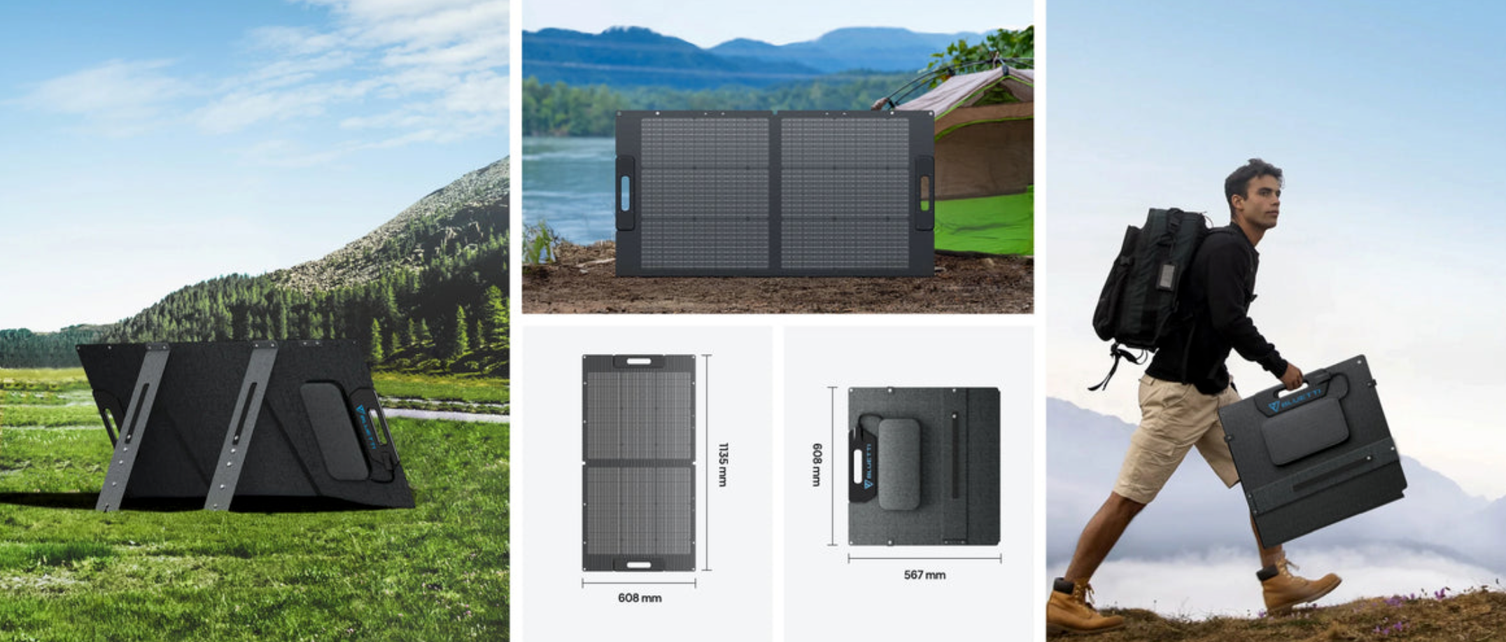 Panneau solaire pliable BLUETTI PV100 – 100W