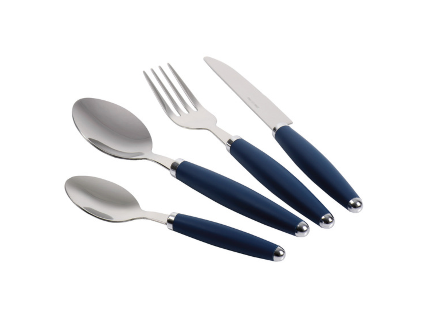 Set de couvert bleu 4 pers