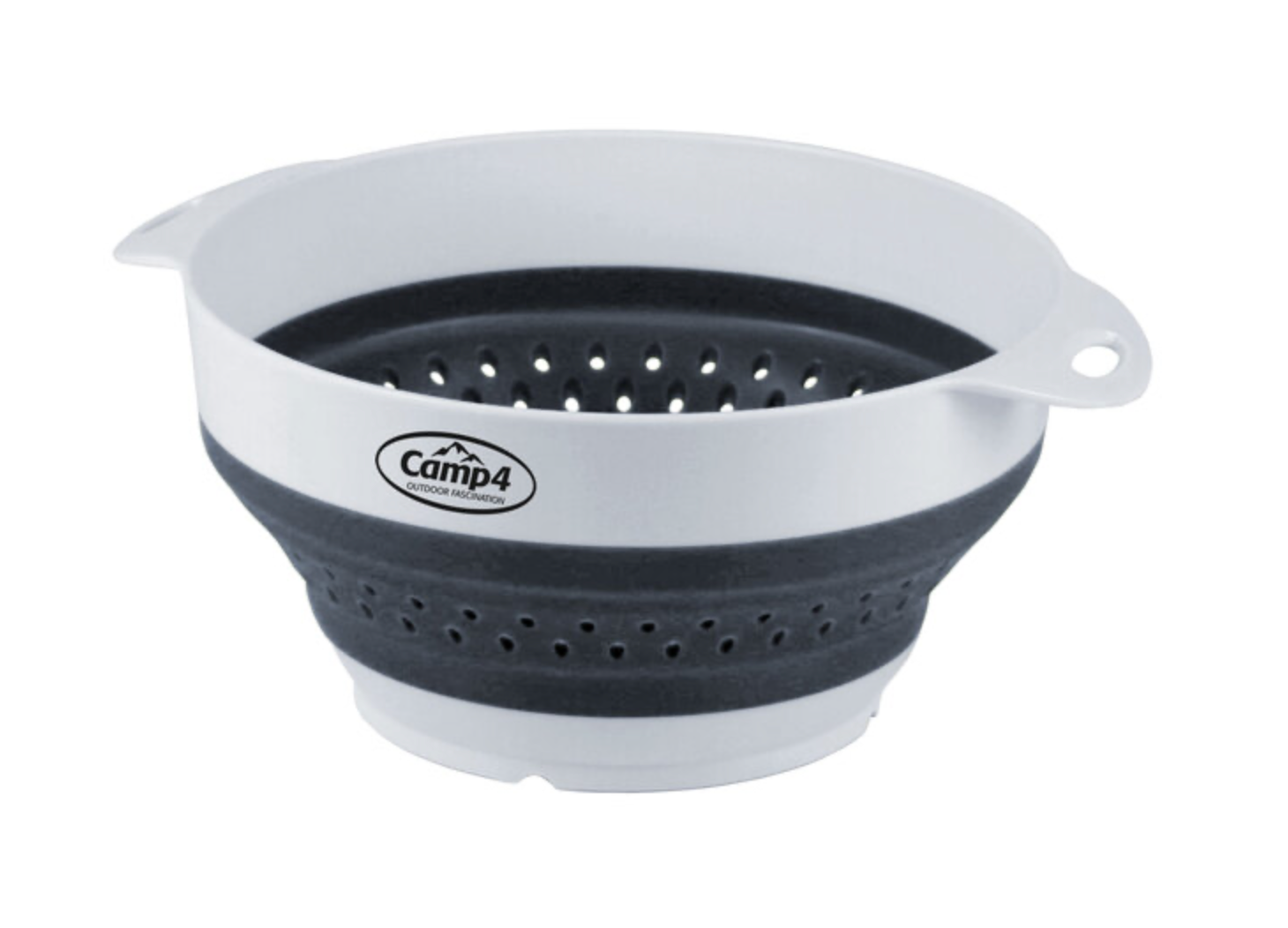 Ensemble bol + passoire en silicone pliable