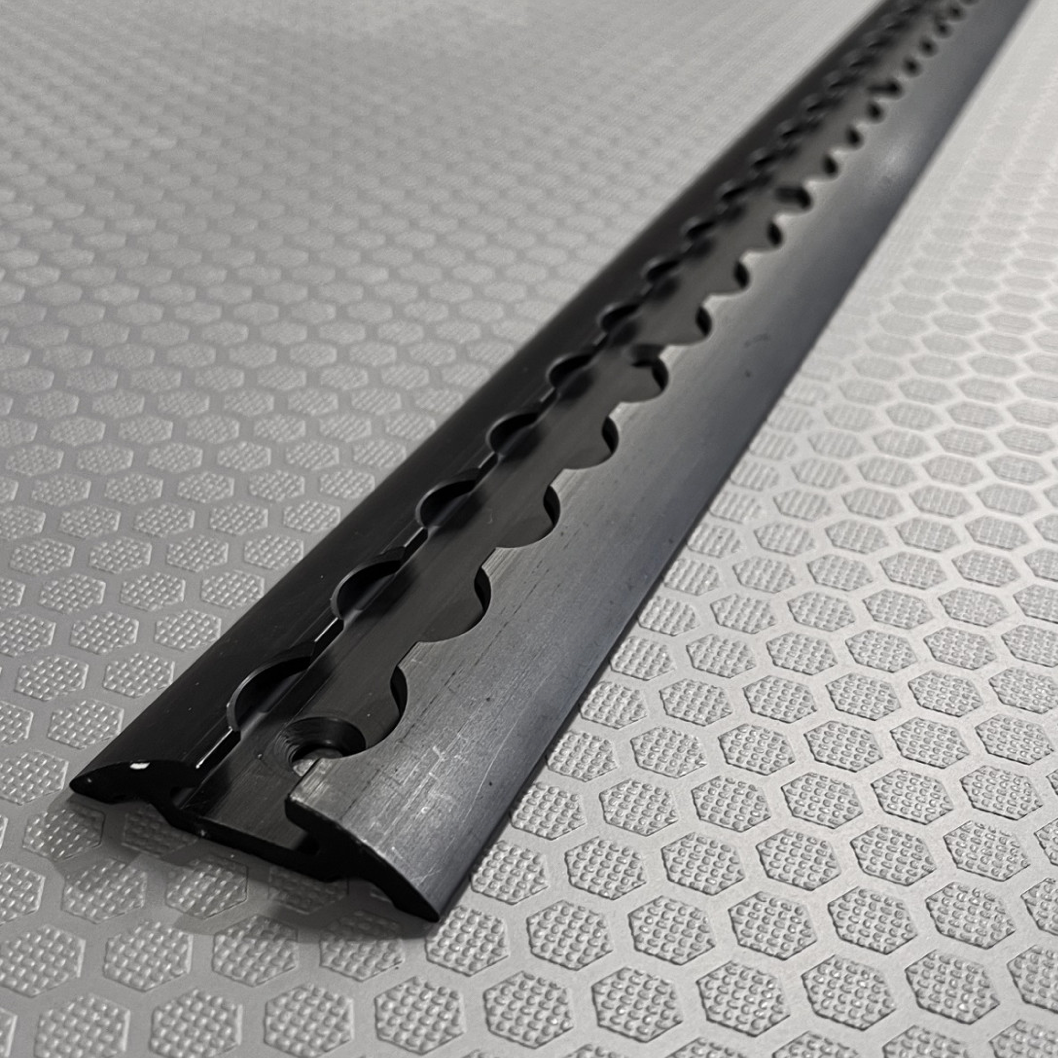 Rail arrimage aluminium AERO demi lune largeur 50mm