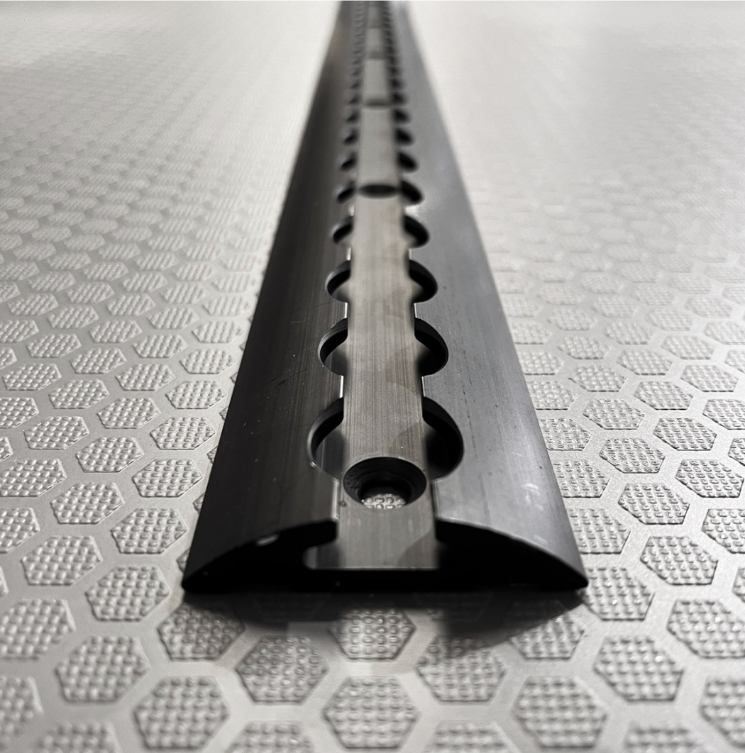Rail arrimage aluminium AERO demi lune largeur 50mm
