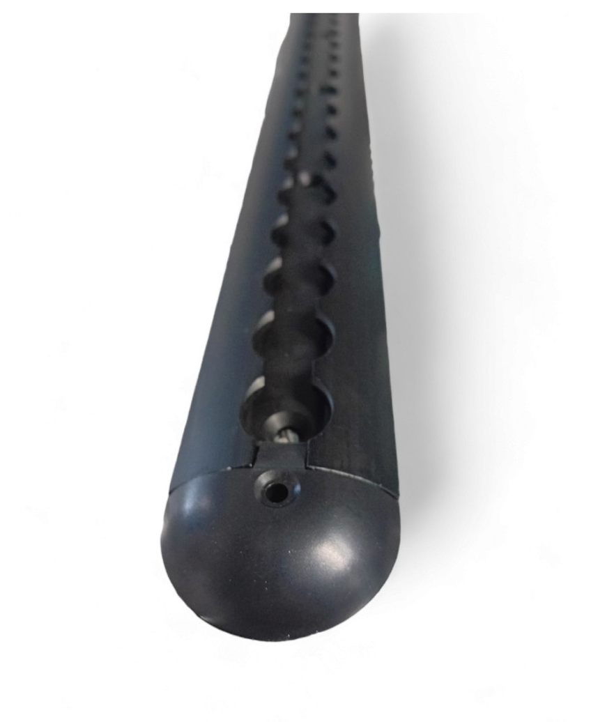 Embout de finition pour rail AERO largeur 50 MM black edition