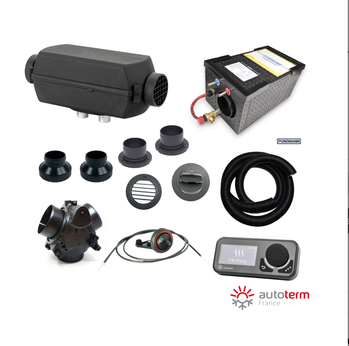 Kit Chauffage AIR 2D et chauffe-eau 6L