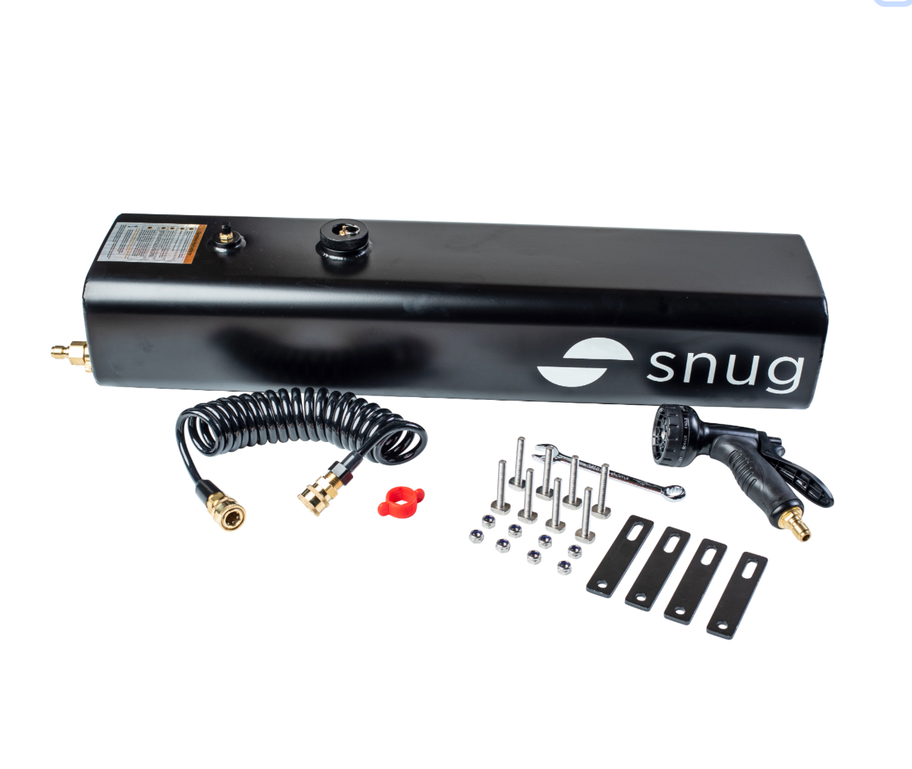 Réservoir d’eau solaire SNUG Niagara – douche solaire pour van & 4x4