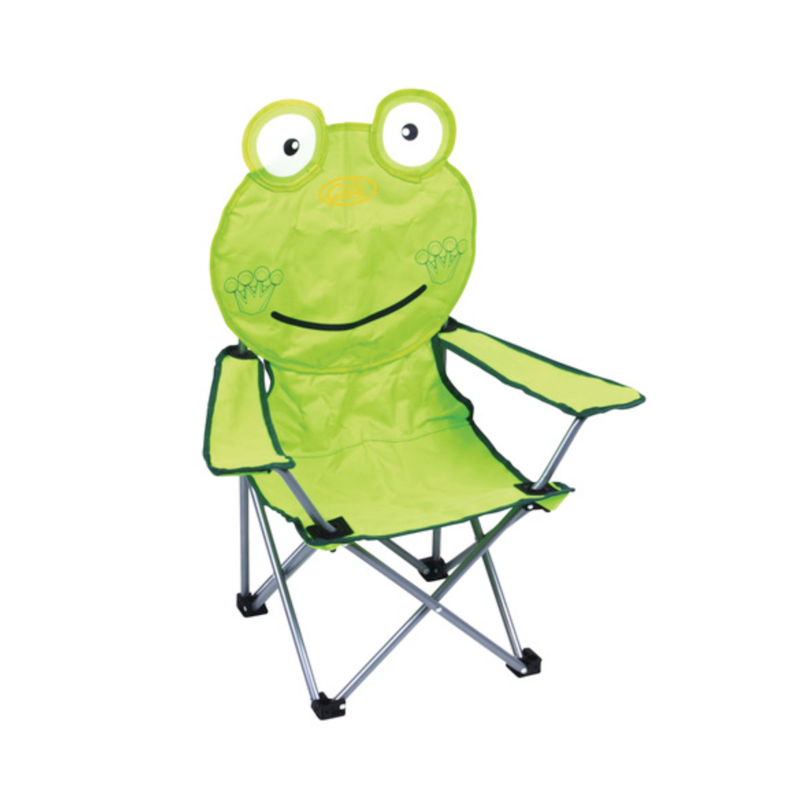 Chaise pliante enfant Pollino grenouille – fauteuil camping enfant
