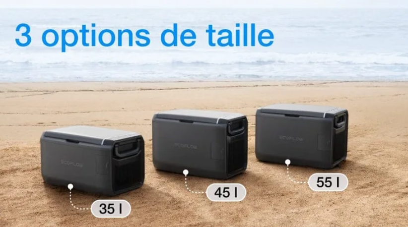 Glacière portable EcoFlow GLACIER 35L  – Avec ou sans batterie