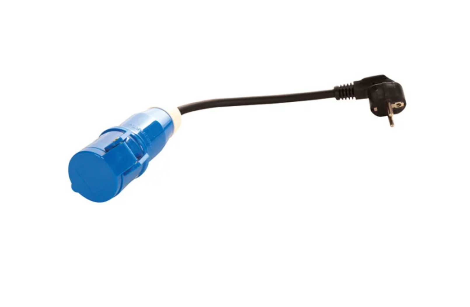 Adaptateur prise française mâle vers prise femelle CEE17 40 cm pour camping-car