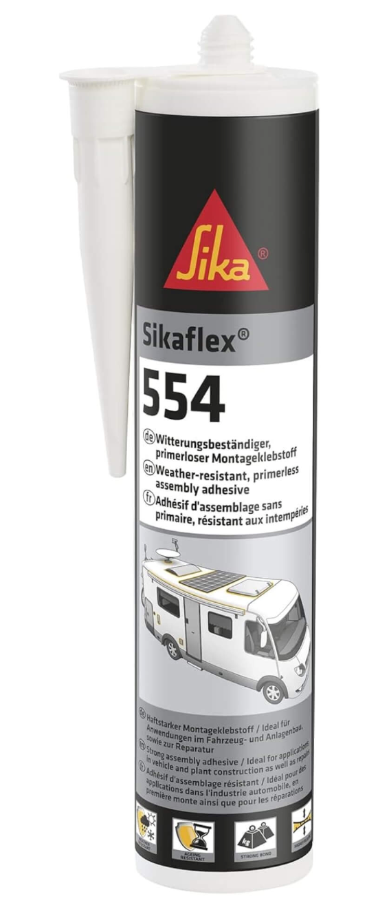 Colle d'assemblage Sikaflex®-554 – Haute performance pour vans, fourgons et camping-cars
