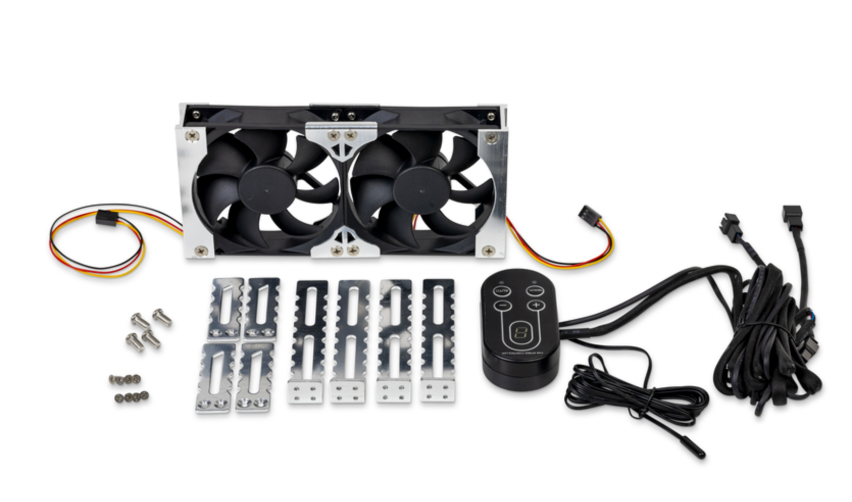 Kit de ventilation pour réfrigérateur DualBreeze 12 V – Double ventilateur avec thermostat