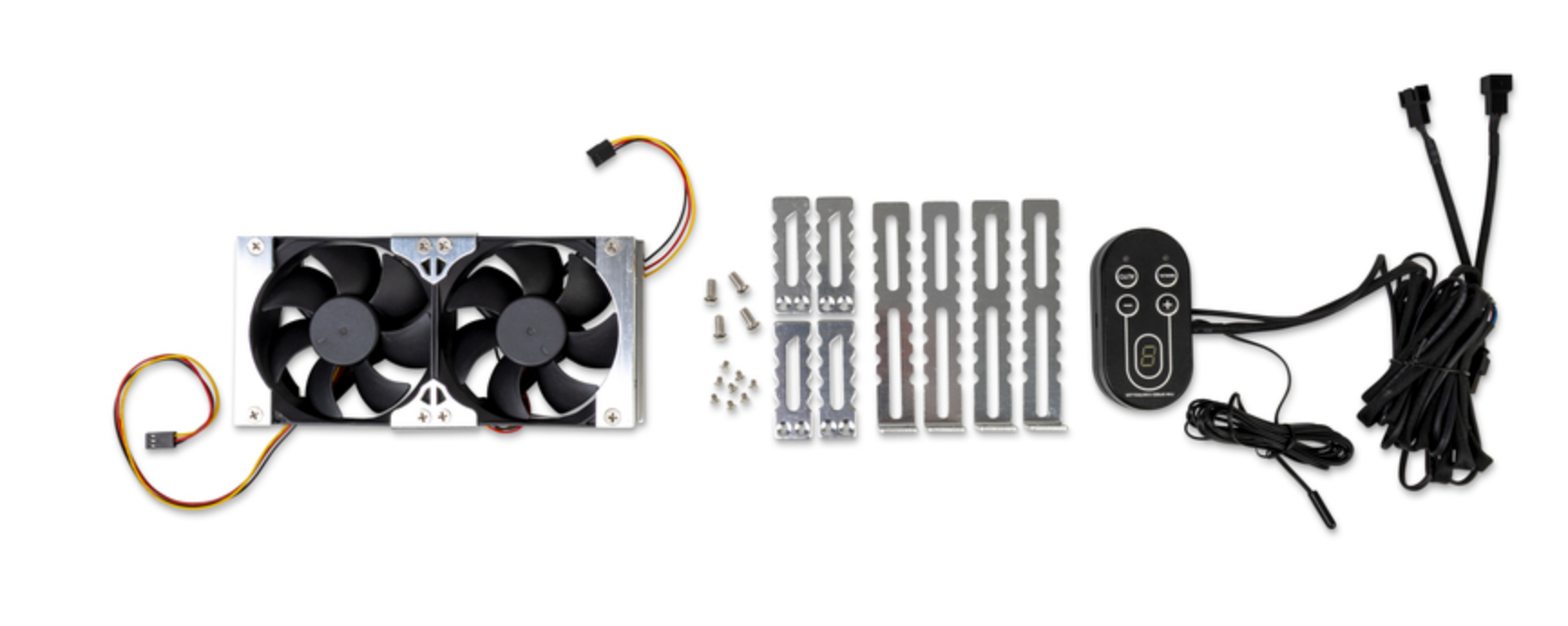 Kit de ventilation pour réfrigérateur DualBreeze 12 V – Double ventilateur avec thermostat