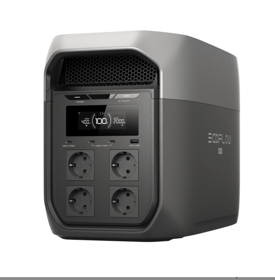 EcoFlow DELTA 3 MAX – Batterie nomade 2048Wh