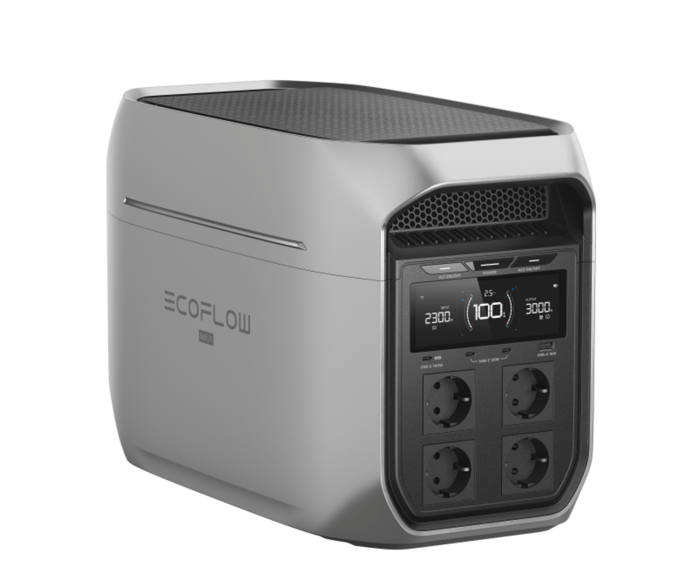 EcoFlow DELTA 3 MAX PLUS – Batterie 2048Wh 3000W continu