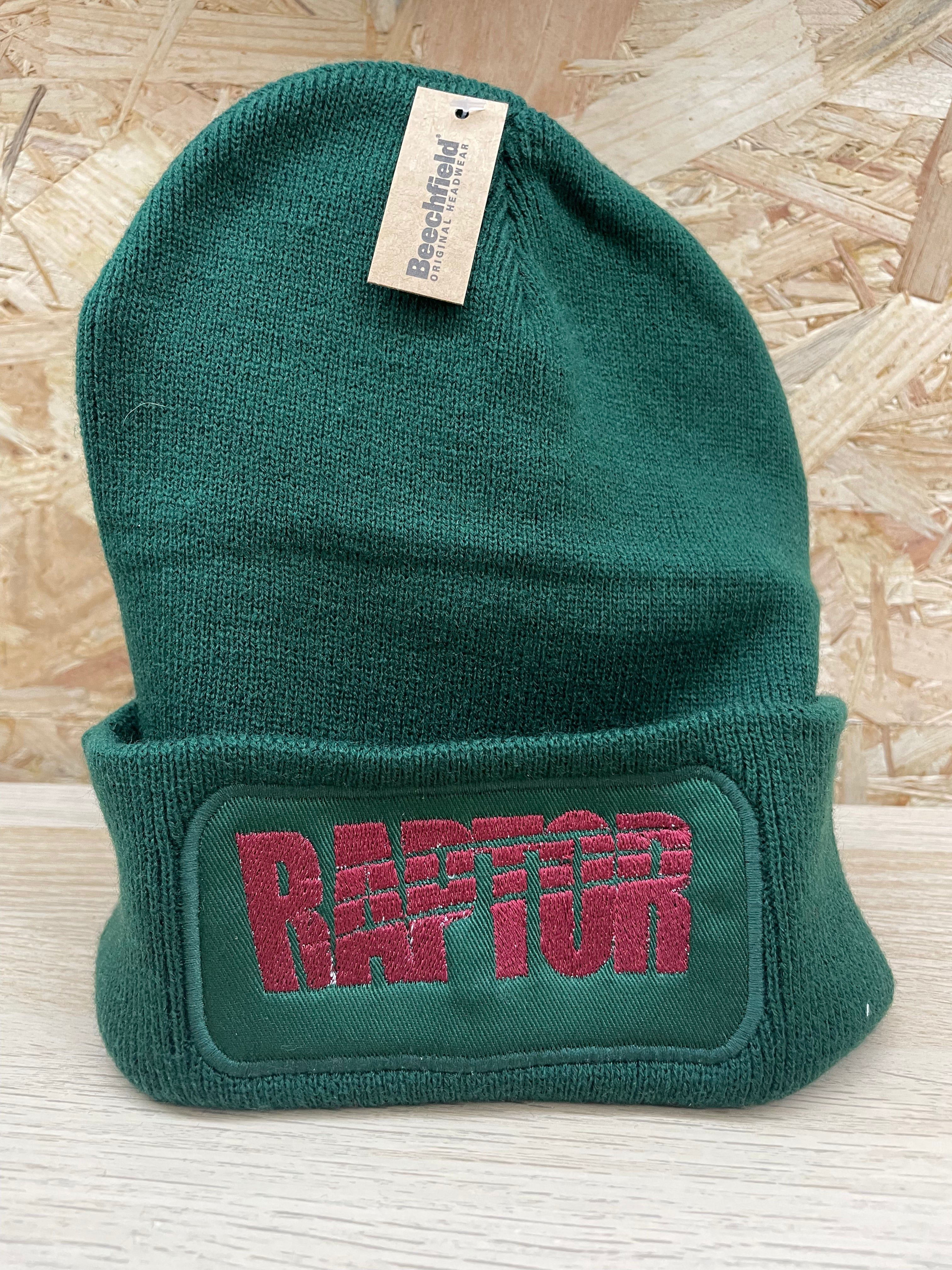 Bonnet brodé Raptor - Vert bouteille