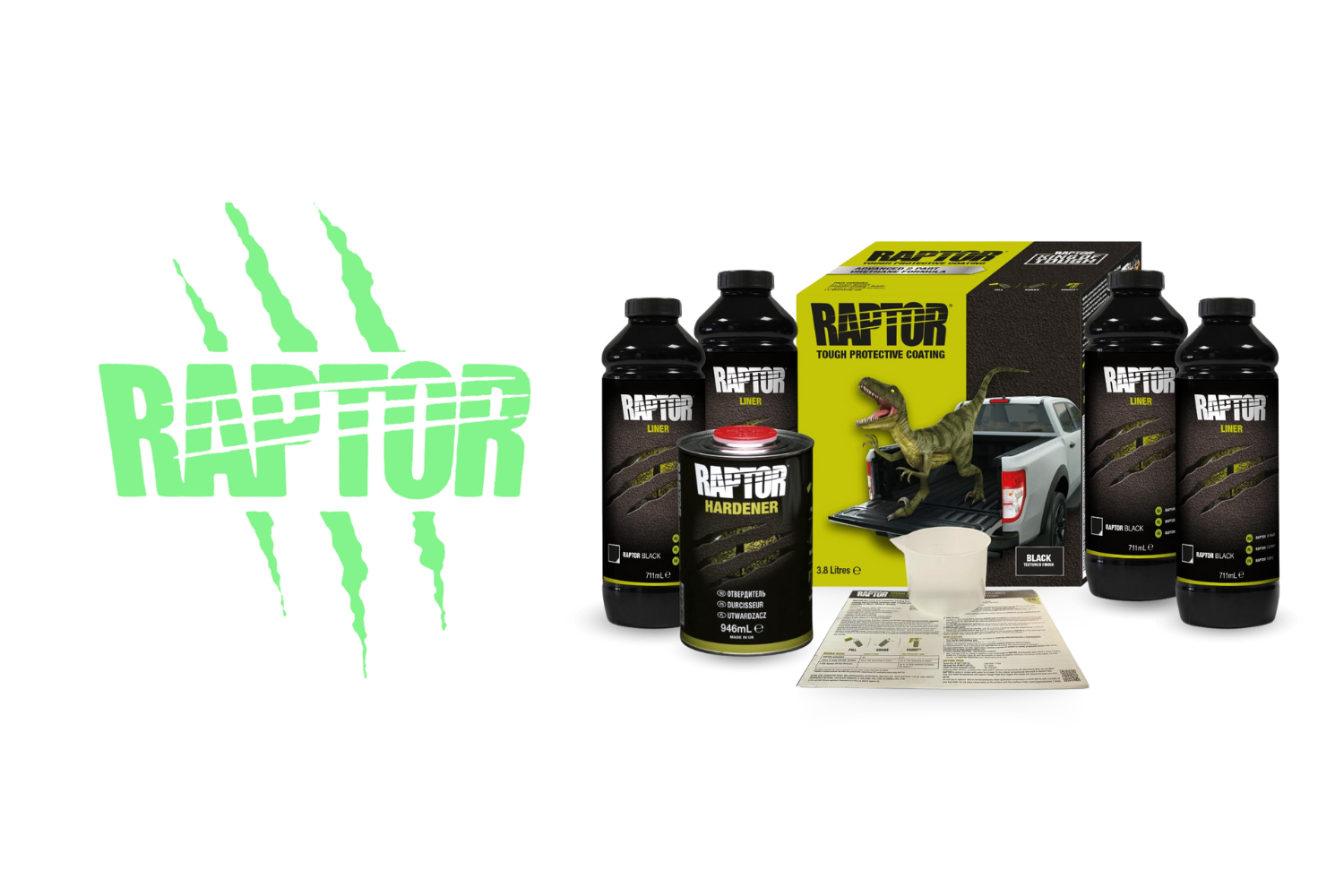 gamme de produit peinture raptor U-Pol