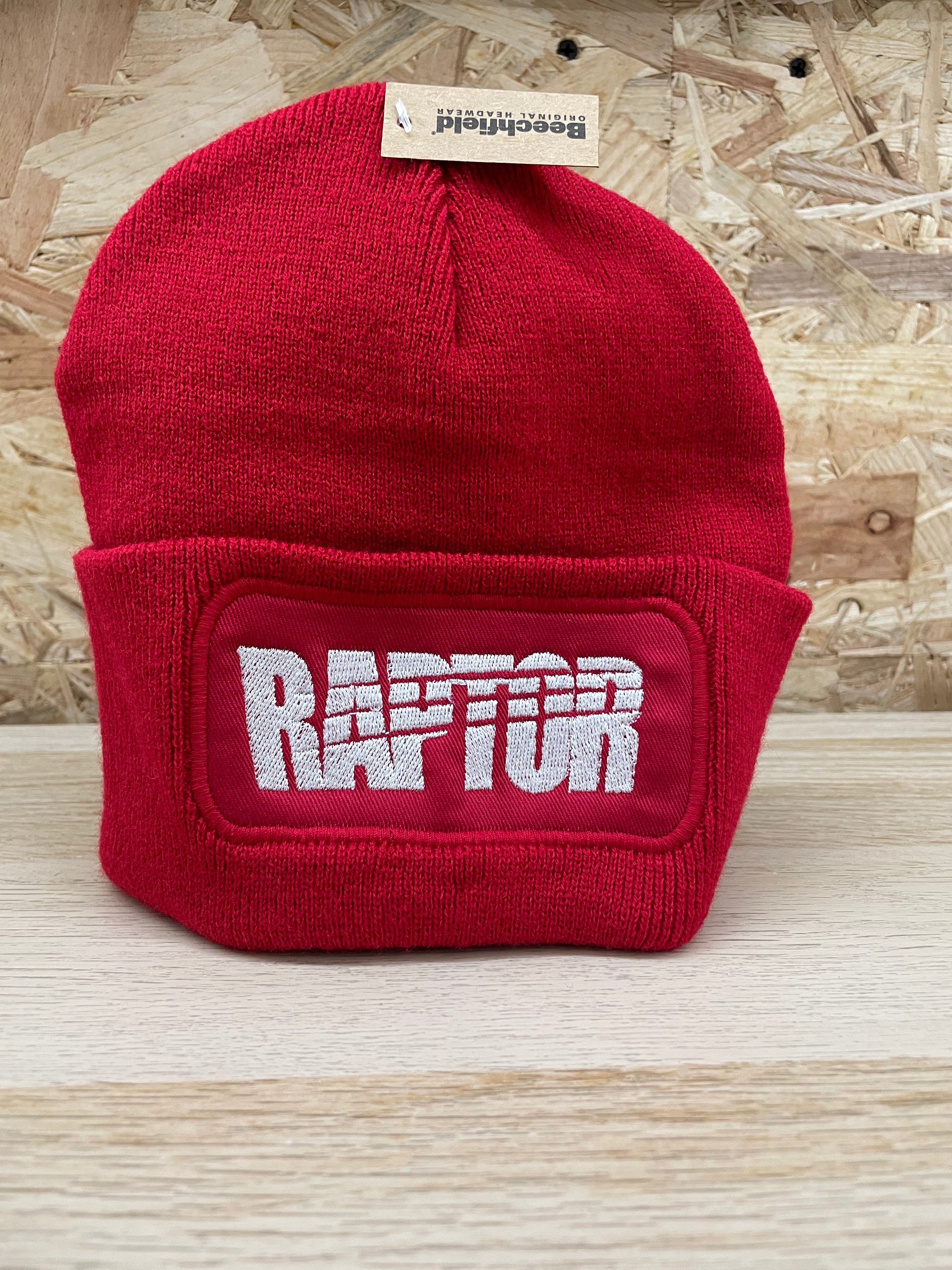 Bonnet brodé Raptor - Rouge