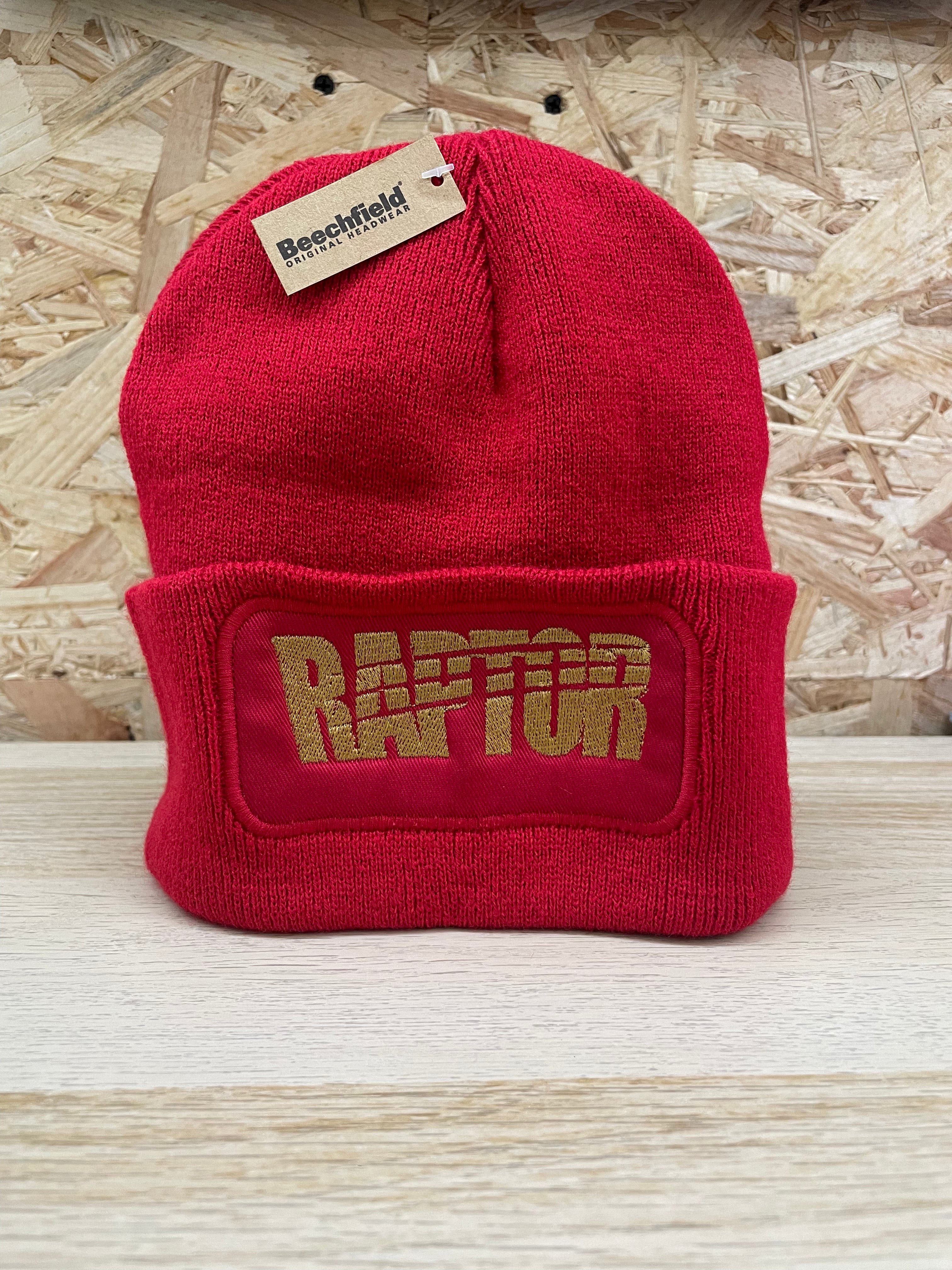 Bonnet brodé Raptor - Rouge