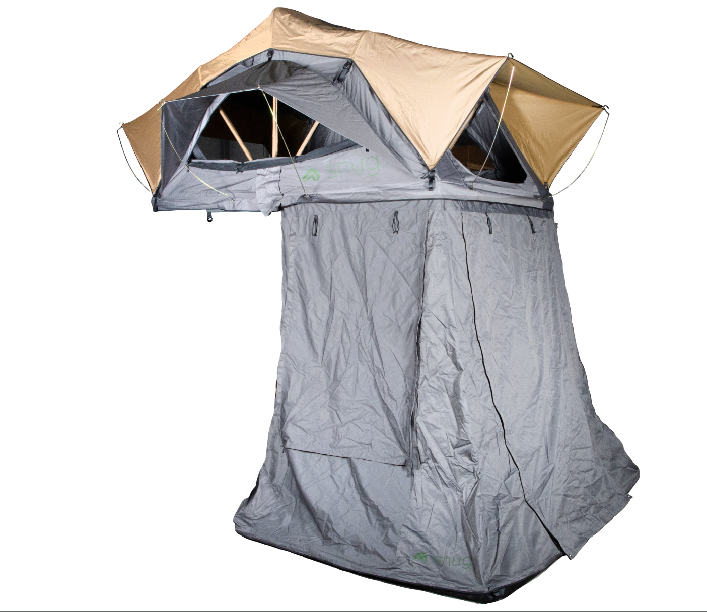 annexe de tente de toit snug outdoor camping vanlife