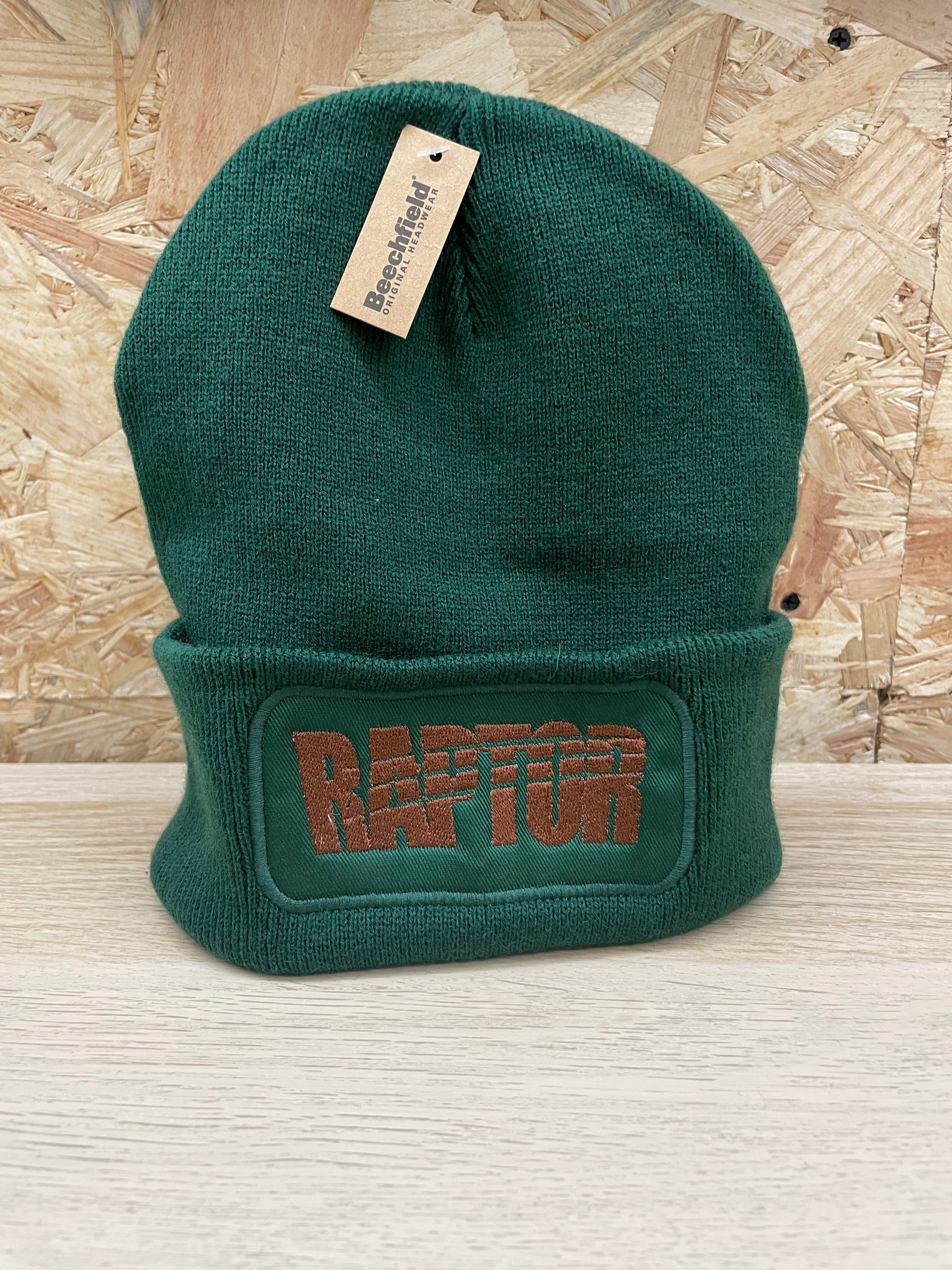 Bonnet brodé Raptor - Vert bouteille