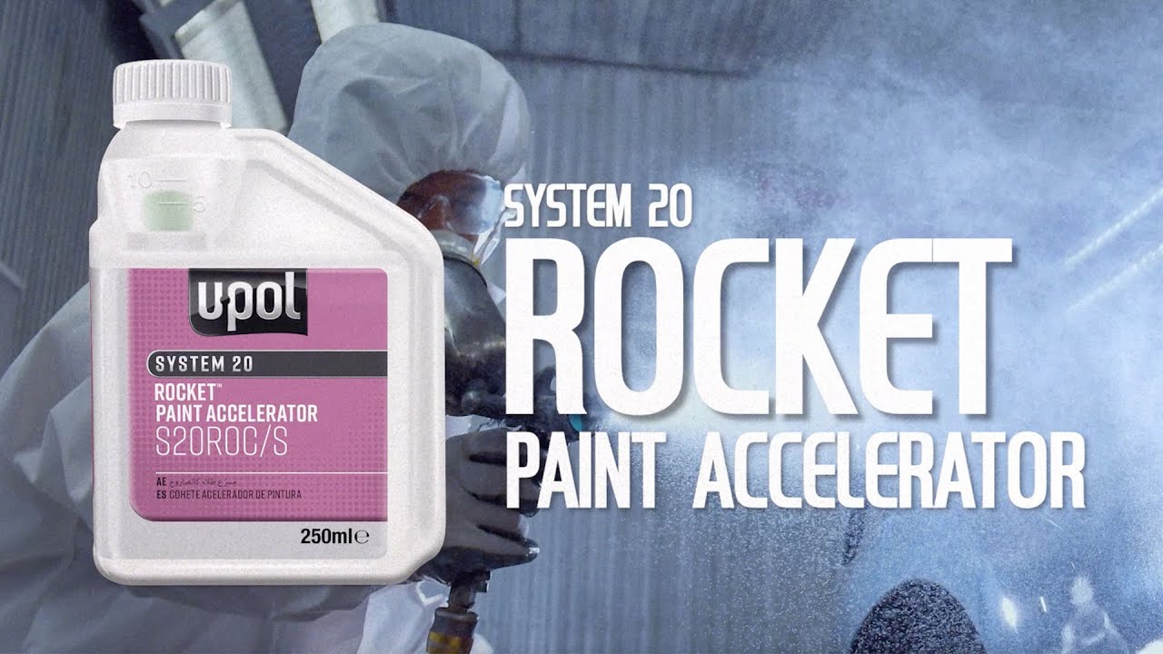 Accélérateur séchage RAPTOR Rocket – mise en scène application peinture, réduction séchage 30 à 50%