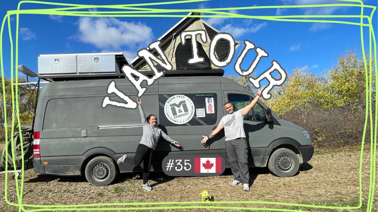 video du van tour d'un sprinter aménagé sur mesure par M & Company atelier